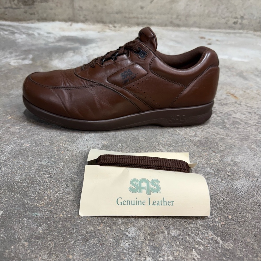 SAS Time Out Leather Walking Shoes 11.5 Brown